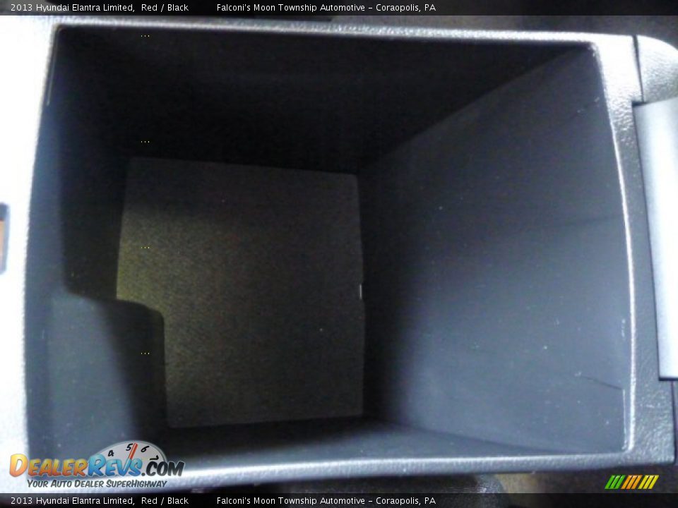 2013 Hyundai Elantra Limited Red / Black Photo #22