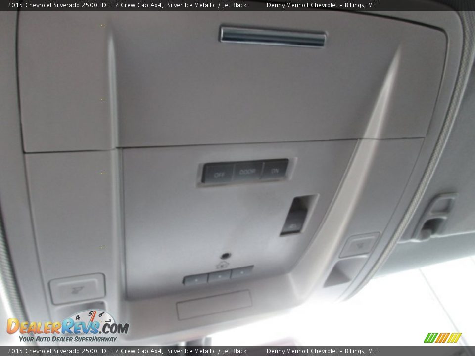 2015 Chevrolet Silverado 2500HD LTZ Crew Cab 4x4 Silver Ice Metallic / Jet Black Photo #17