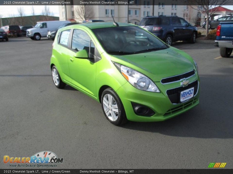 2015 Chevrolet Spark LT Lime / Green/Green Photo #1
