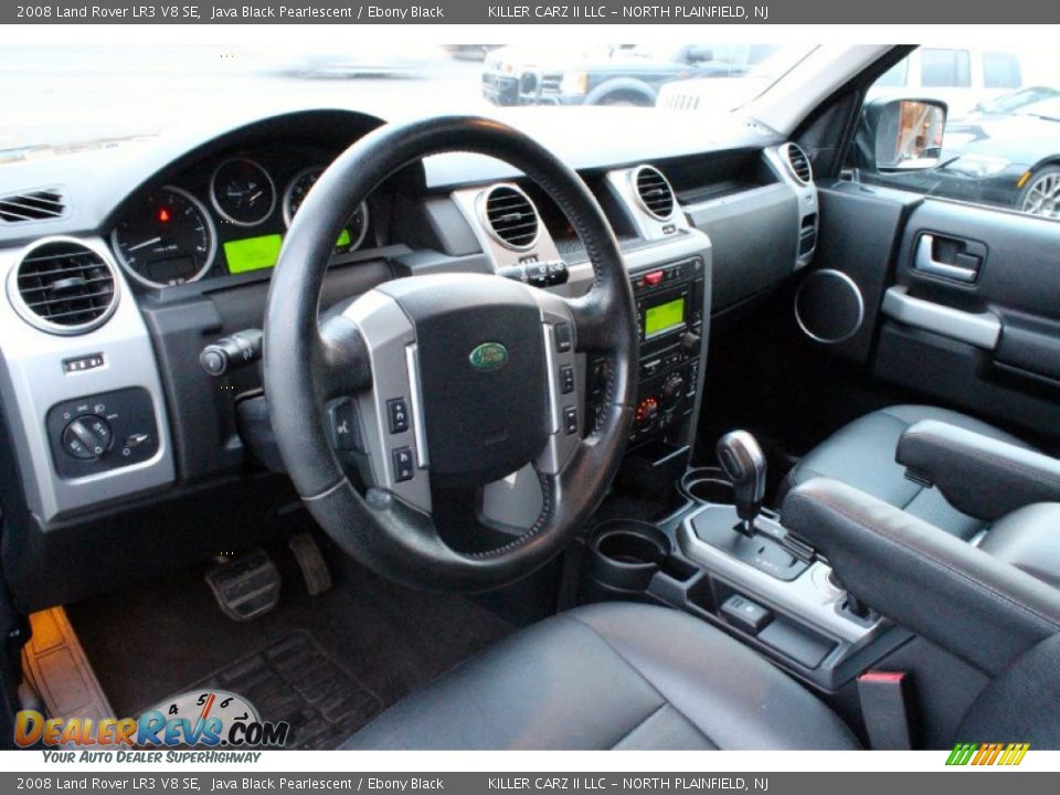 2008 Land Rover LR3 V8 SE Java Black Pearlescent / Ebony Black Photo #13