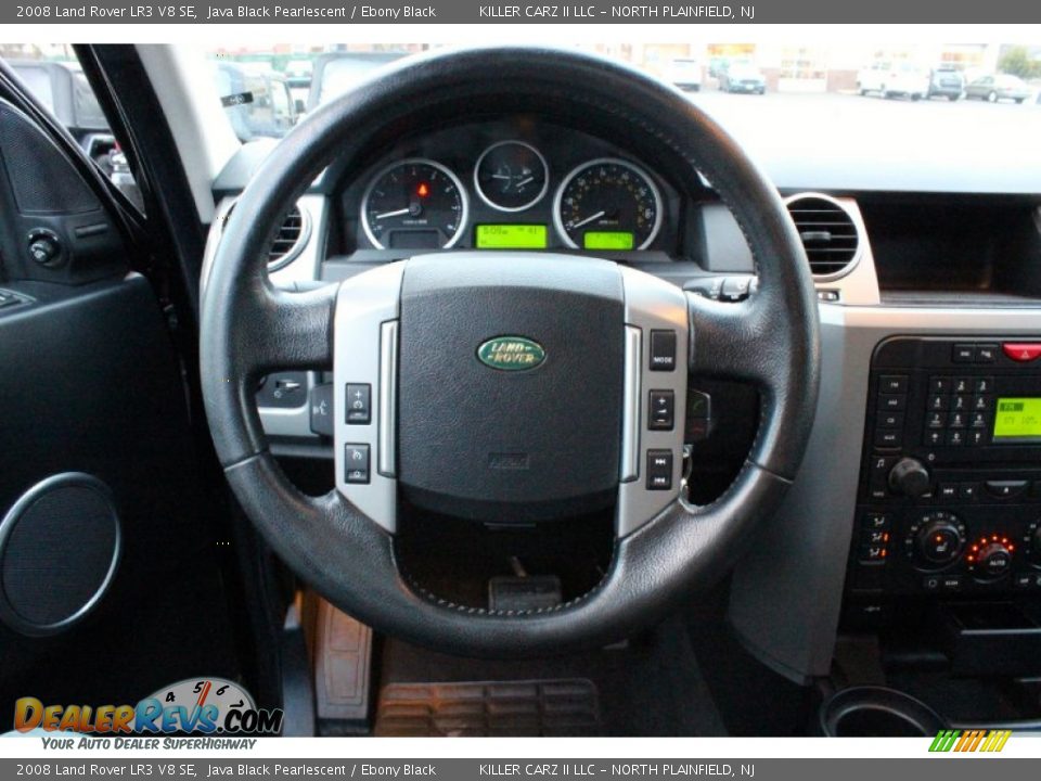 2008 Land Rover LR3 V8 SE Java Black Pearlescent / Ebony Black Photo #16