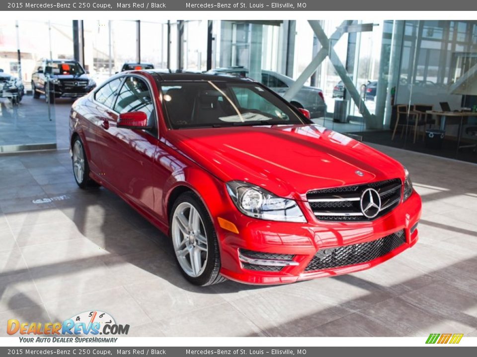 Front 3/4 View of 2015 Mercedes-Benz C 250 Coupe Photo #1