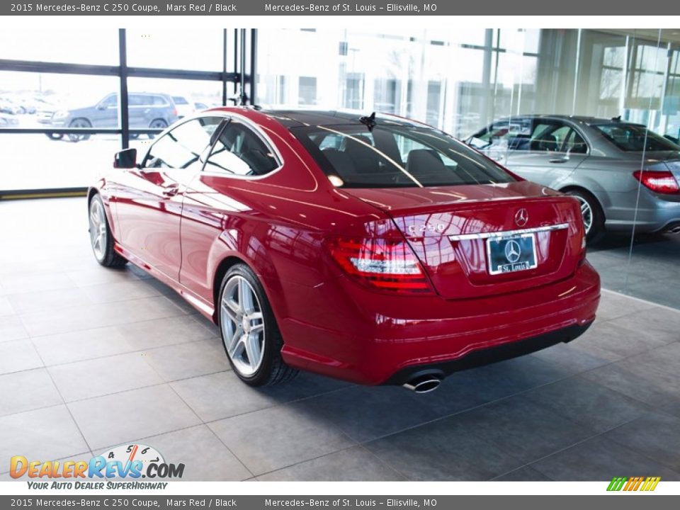 2015 Mercedes-Benz C 250 Coupe Mars Red / Black Photo #4