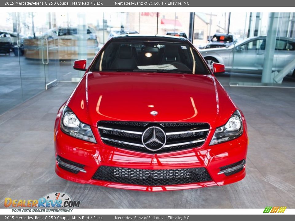 2015 Mercedes-Benz C 250 Coupe Mars Red / Black Photo #5