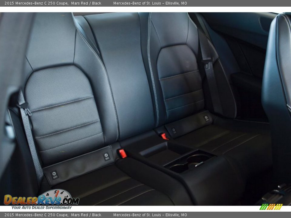2015 Mercedes-Benz C 250 Coupe Mars Red / Black Photo #12