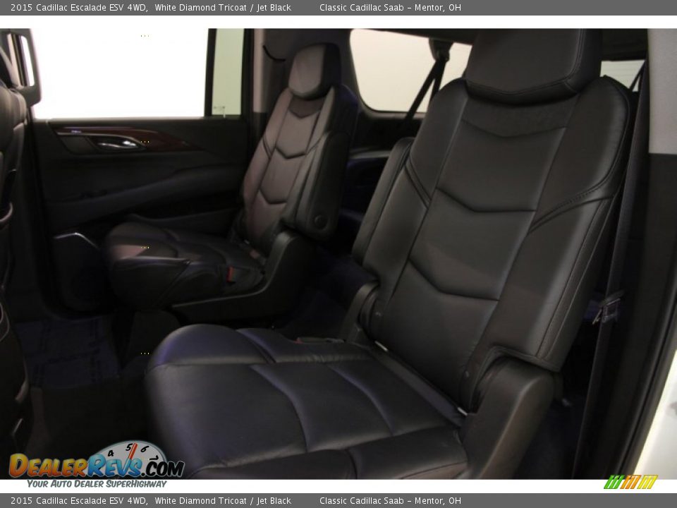 2015 Cadillac Escalade ESV 4WD White Diamond Tricoat / Jet Black Photo #17