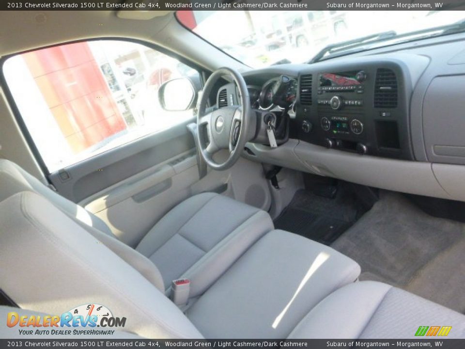 2013 Chevrolet Silverado 1500 LT Extended Cab 4x4 Woodland Green / Light Cashmere/Dark Cashmere Photo #13