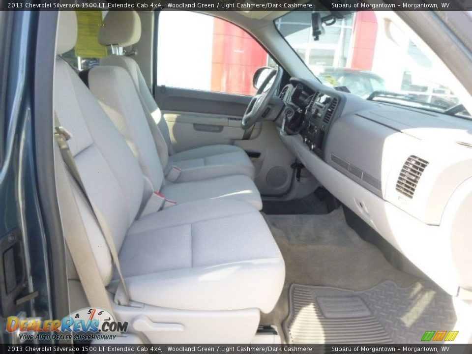 2013 Chevrolet Silverado 1500 LT Extended Cab 4x4 Woodland Green / Light Cashmere/Dark Cashmere Photo #14