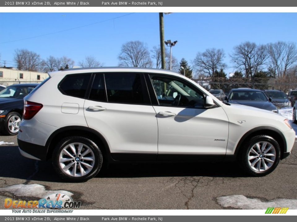 2013 BMW X3 xDrive 28i Alpine White / Black Photo #2