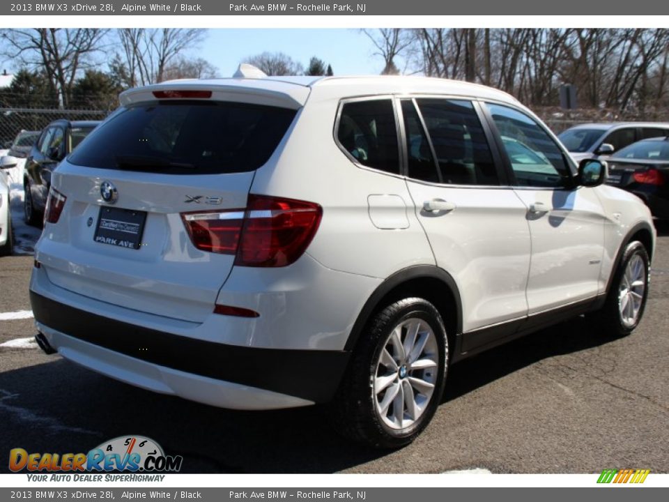 2013 BMW X3 xDrive 28i Alpine White / Black Photo #3