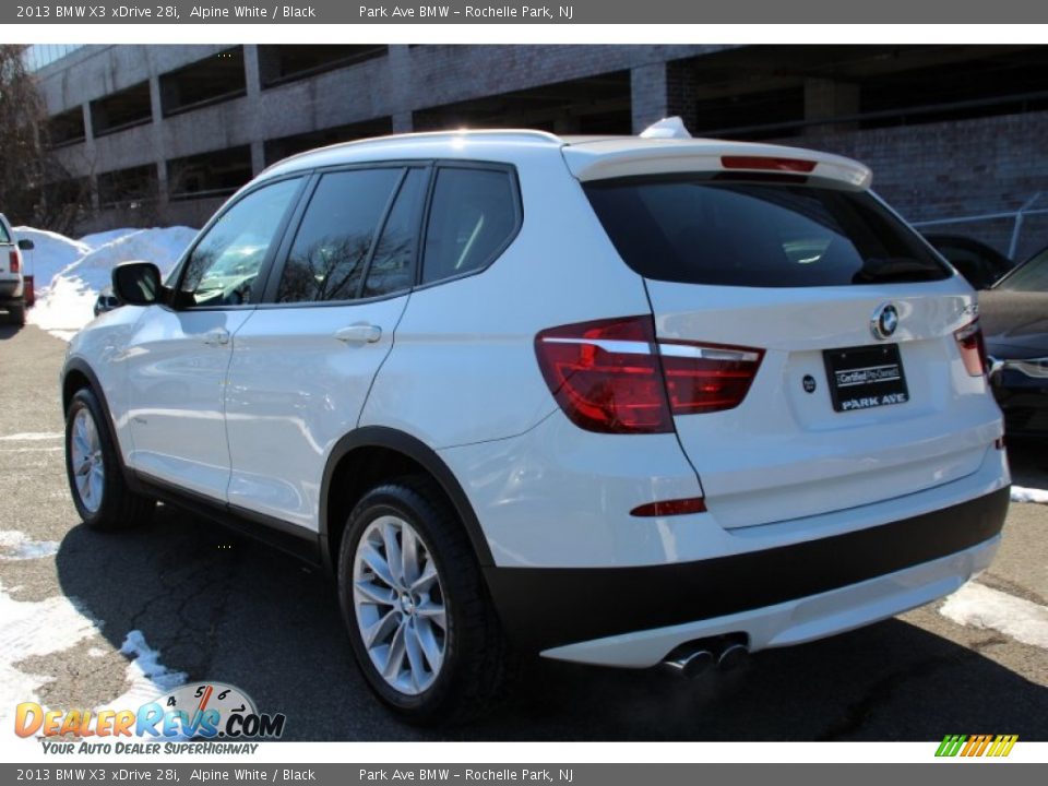 2013 BMW X3 xDrive 28i Alpine White / Black Photo #5