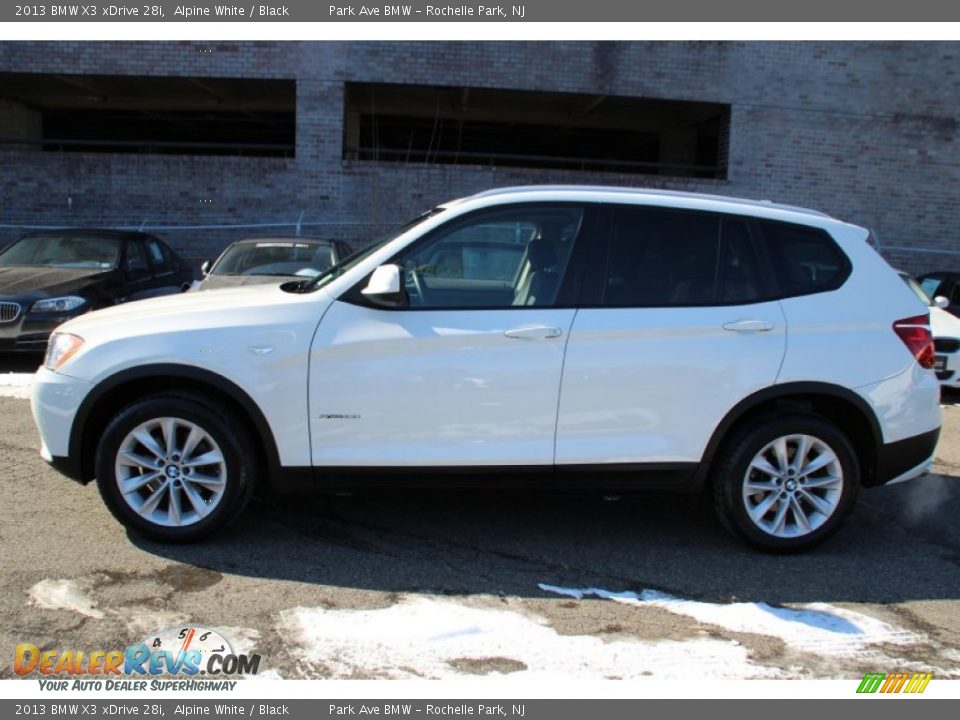 2013 BMW X3 xDrive 28i Alpine White / Black Photo #6