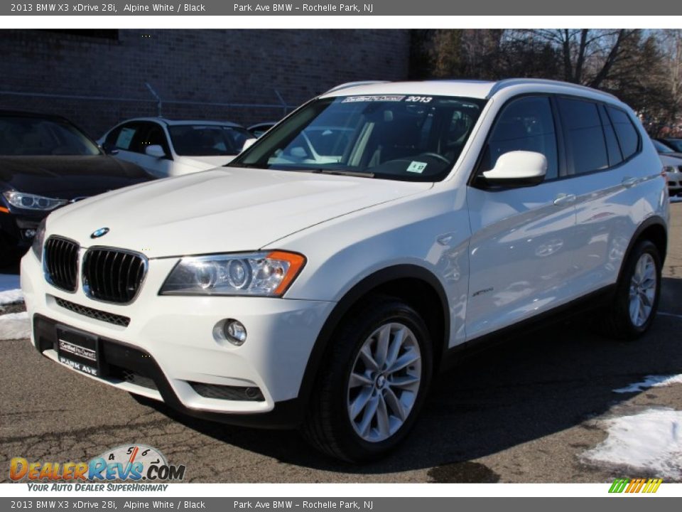 2013 BMW X3 xDrive 28i Alpine White / Black Photo #7