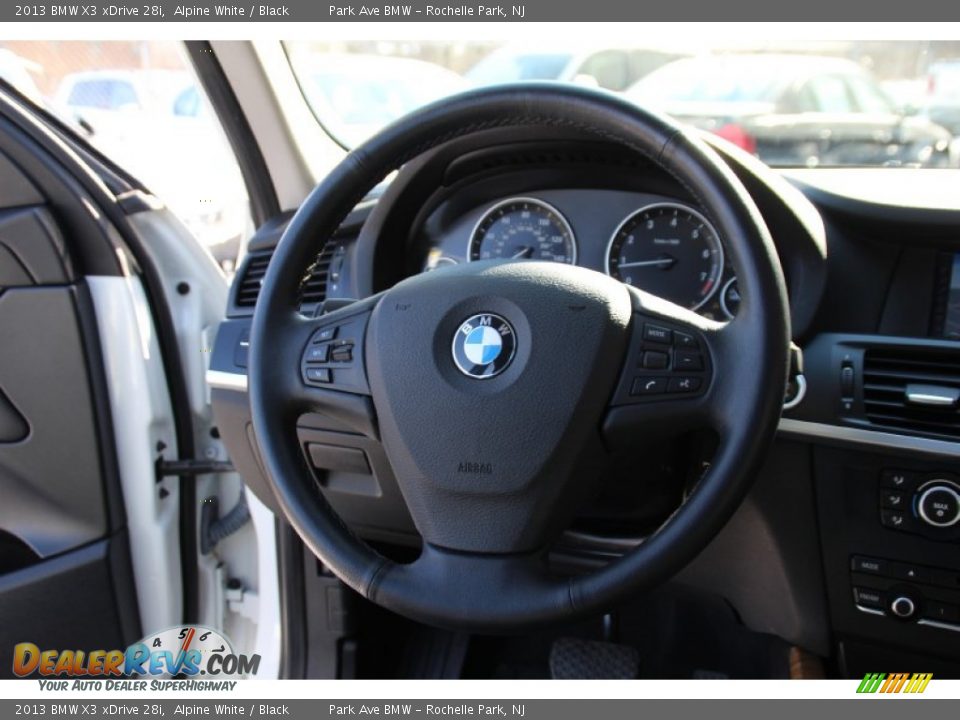 2013 BMW X3 xDrive 28i Alpine White / Black Photo #19