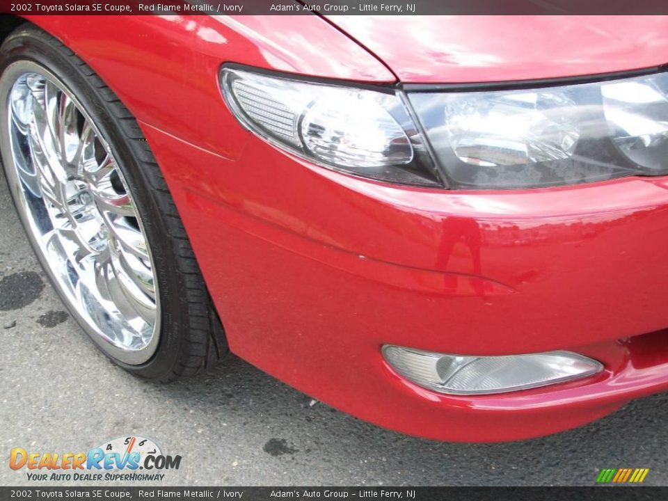 2002 Toyota Solara SE Coupe Red Flame Metallic / Ivory Photo #5