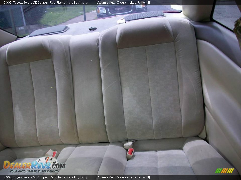 2002 Toyota Solara SE Coupe Red Flame Metallic / Ivory Photo #8
