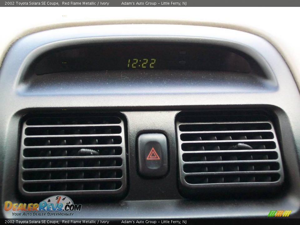 2002 Toyota Solara SE Coupe Red Flame Metallic / Ivory Photo #10