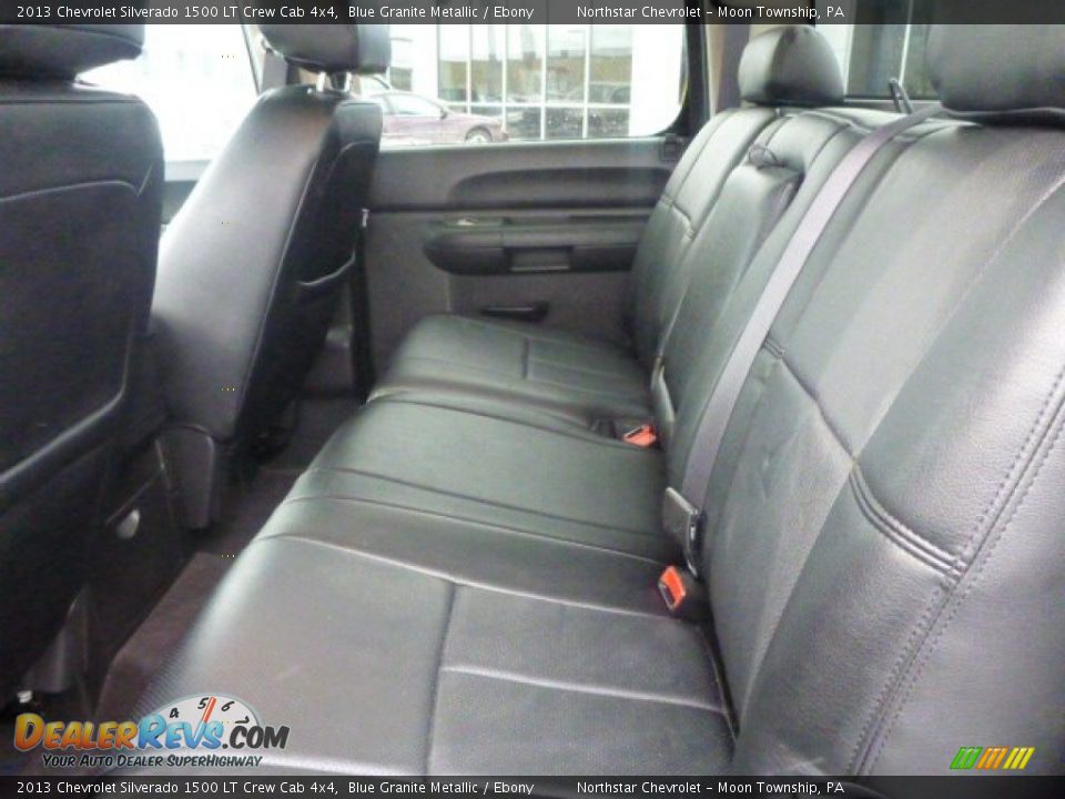2013 Chevrolet Silverado 1500 LT Crew Cab 4x4 Blue Granite Metallic / Ebony Photo #11