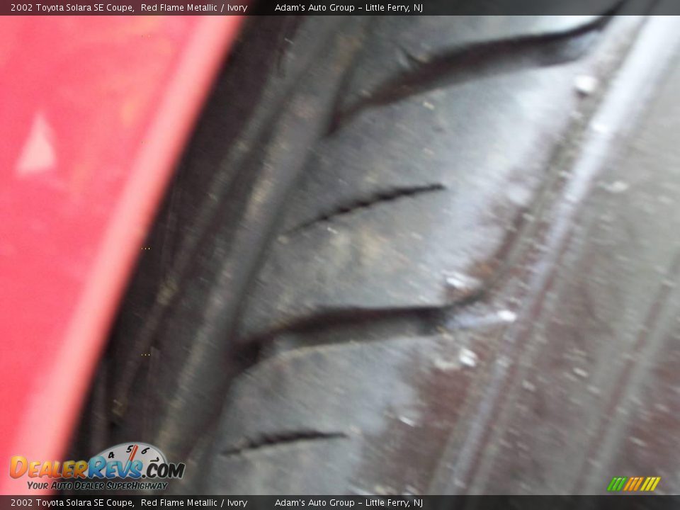 2002 Toyota Solara SE Coupe Red Flame Metallic / Ivory Photo #14