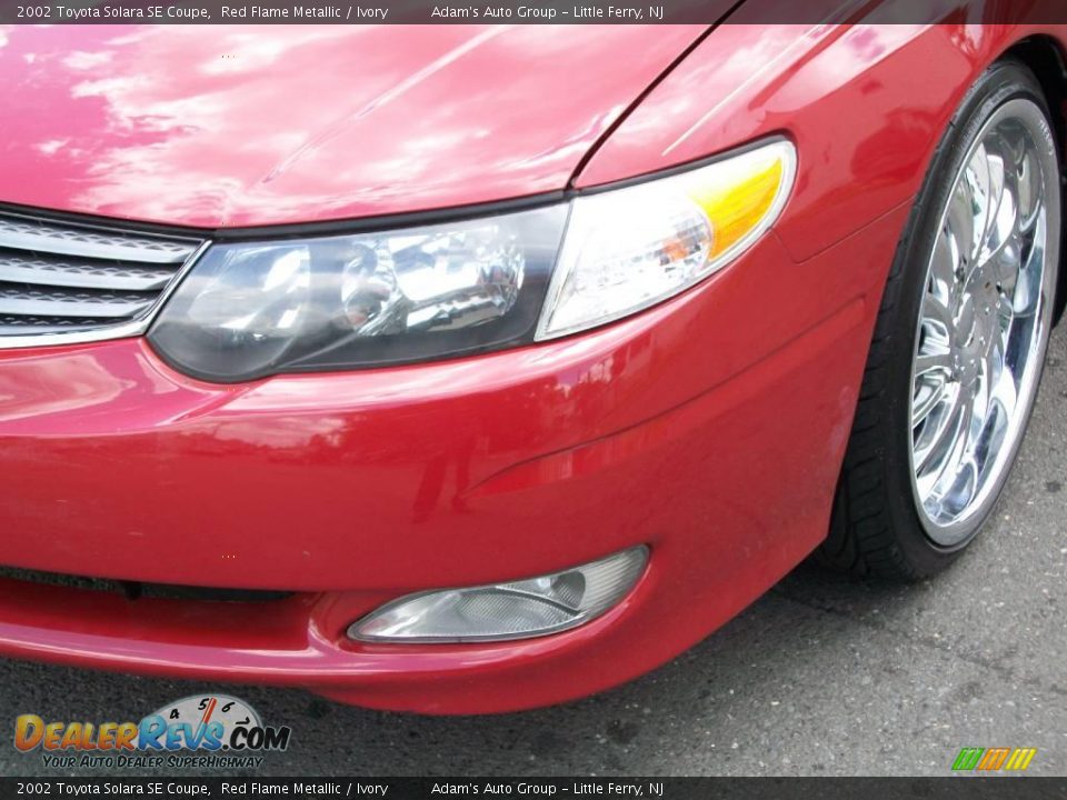 2002 Toyota Solara SE Coupe Red Flame Metallic / Ivory Photo #15