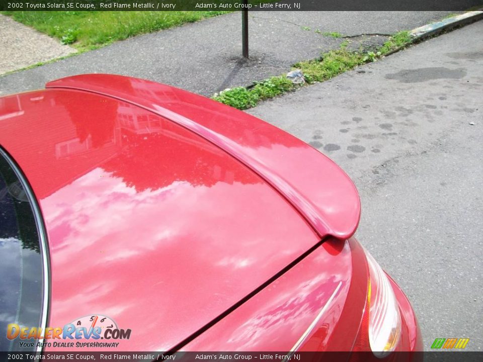 2002 Toyota Solara SE Coupe Red Flame Metallic / Ivory Photo #19