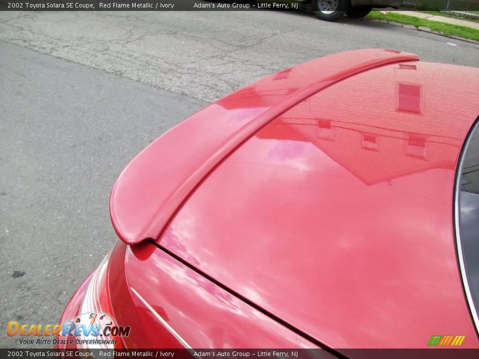 2002 Toyota Solara SE Coupe Red Flame Metallic / Ivory Photo #20