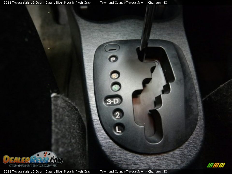 2012 Toyota Yaris L 5 Door Classic Silver Metallic / Ash Gray Photo #36