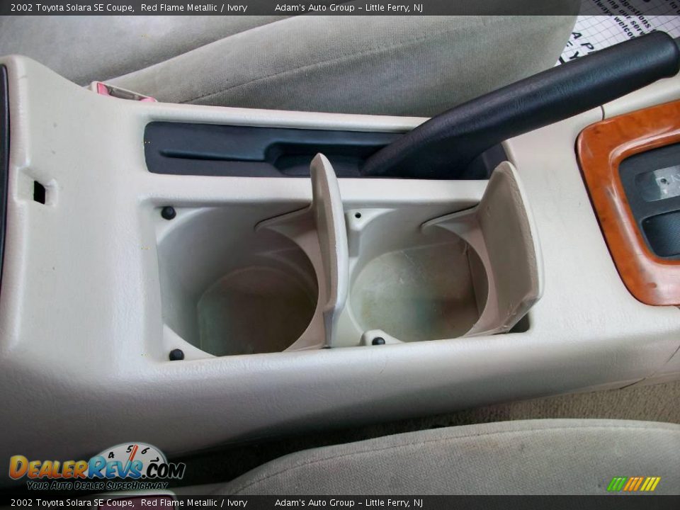2002 Toyota Solara SE Coupe Red Flame Metallic / Ivory Photo #22