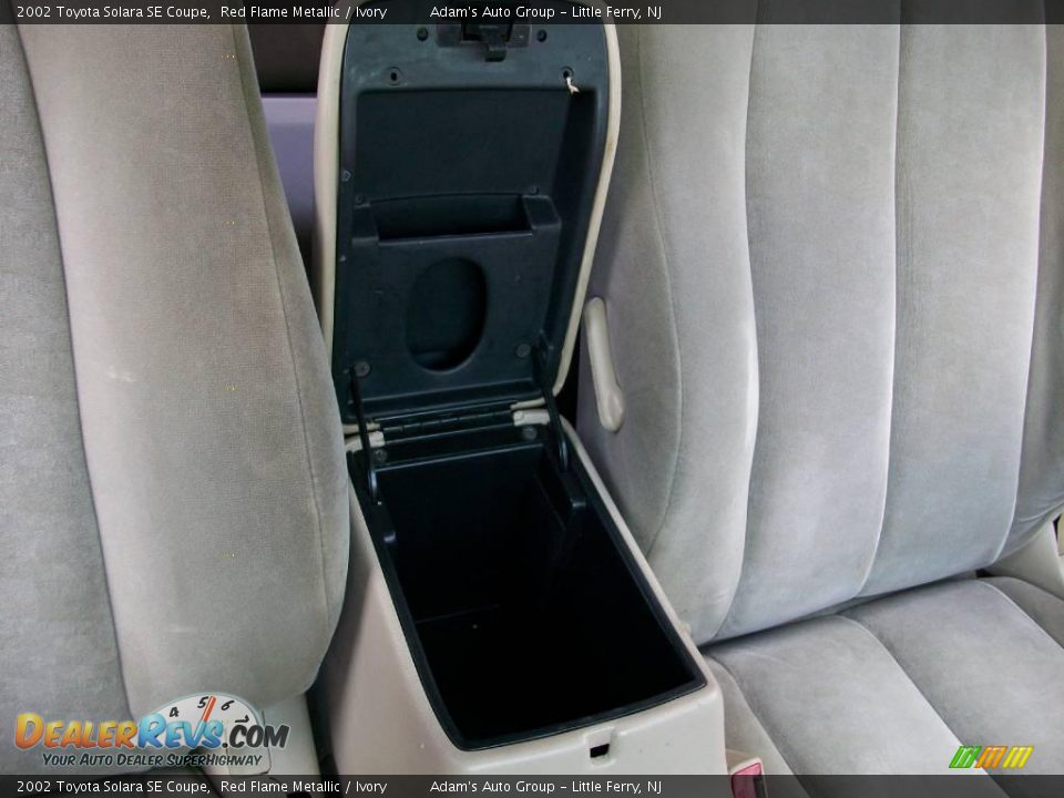 2002 Toyota Solara SE Coupe Red Flame Metallic / Ivory Photo #23