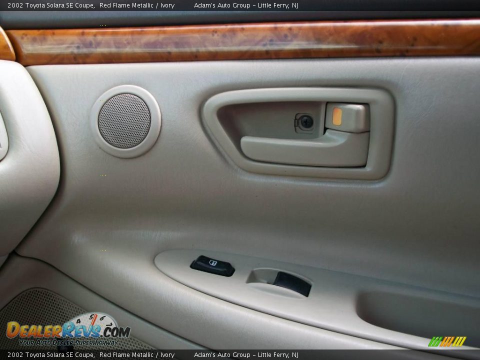 2002 Toyota Solara SE Coupe Red Flame Metallic / Ivory Photo #27