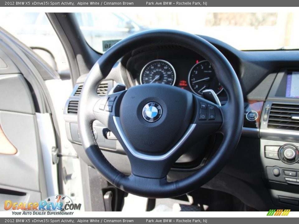 2012 BMW X5 xDrive35i Sport Activity Alpine White / Cinnamon Brown Photo #19