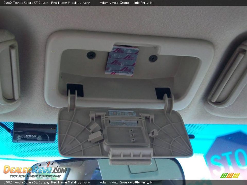 2002 Toyota Solara SE Coupe Red Flame Metallic / Ivory Photo #32