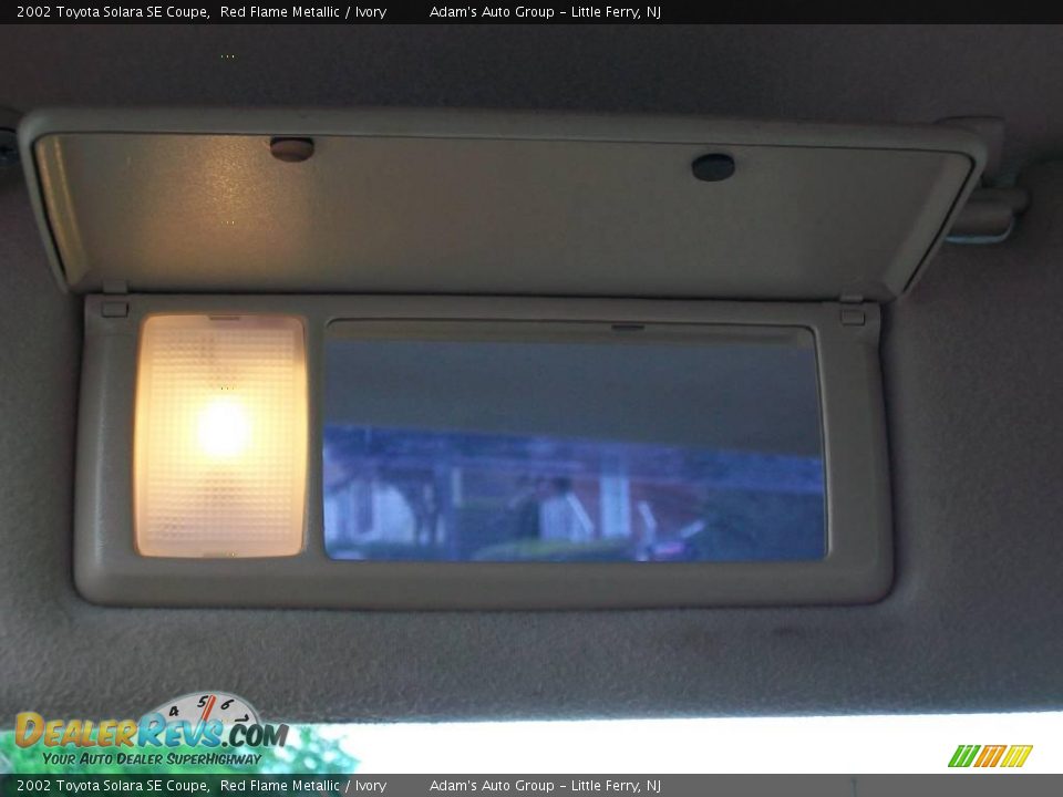2002 Toyota Solara SE Coupe Red Flame Metallic / Ivory Photo #33