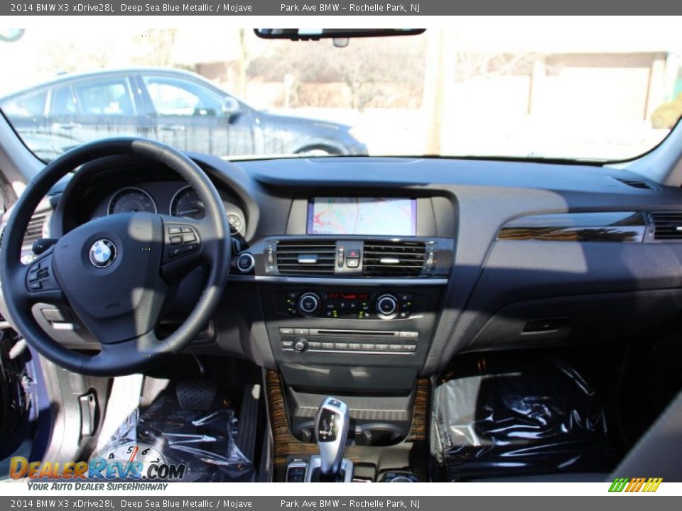 2014 BMW X3 xDrive28i Deep Sea Blue Metallic / Mojave Photo #16