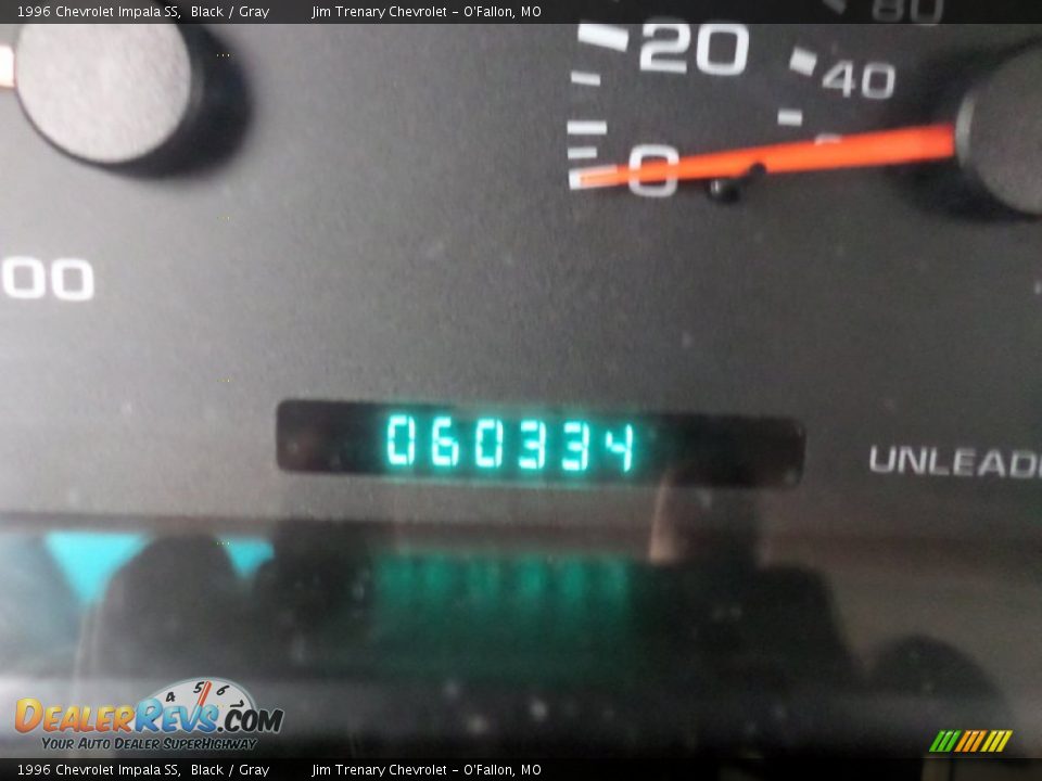 1996 Chevrolet Impala SS Black / Gray Photo #31