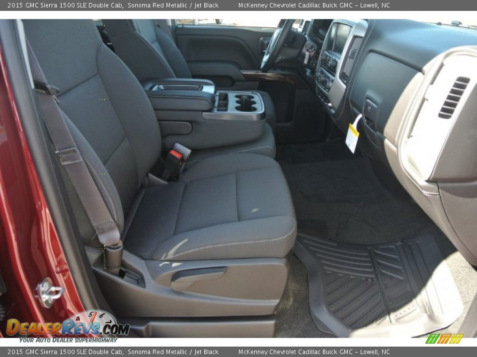 2015 GMC Sierra 1500 SLE Double Cab Sonoma Red Metallic / Jet Black Photo #16