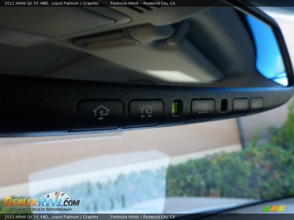 2011 Infiniti QX 56 4WD Liquid Platinum / Graphite Photo #33