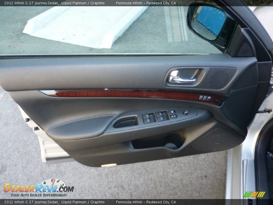 2012 Infiniti G 37 Journey Sedan Liquid Platinum / Graphite Photo #18