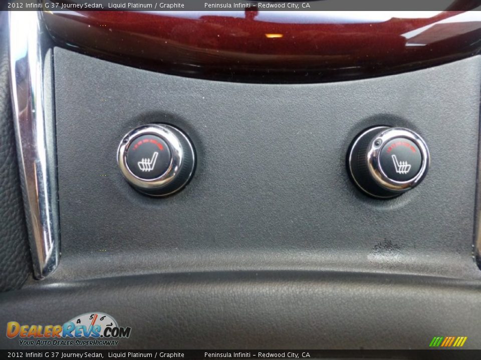 2012 Infiniti G 37 Journey Sedan Liquid Platinum / Graphite Photo #27