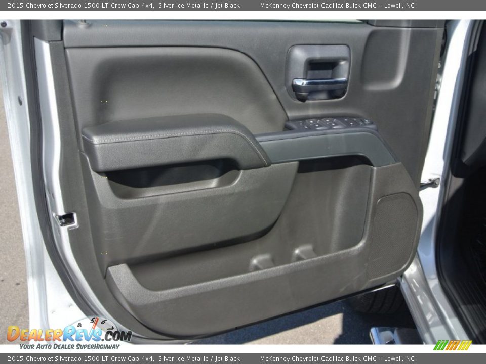 2015 Chevrolet Silverado 1500 LT Crew Cab 4x4 Silver Ice Metallic / Jet Black Photo #9