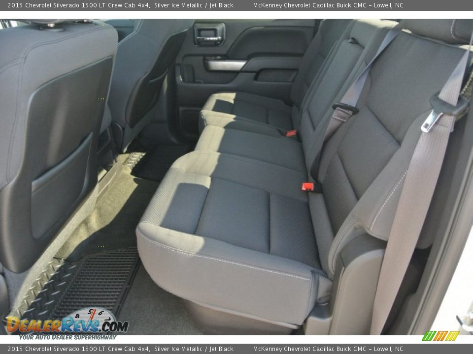2015 Chevrolet Silverado 1500 LT Crew Cab 4x4 Silver Ice Metallic / Jet Black Photo #15