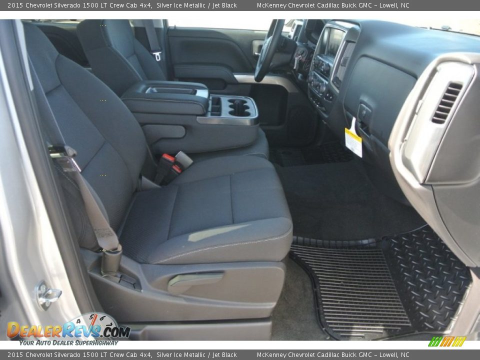 2015 Chevrolet Silverado 1500 LT Crew Cab 4x4 Silver Ice Metallic / Jet Black Photo #17