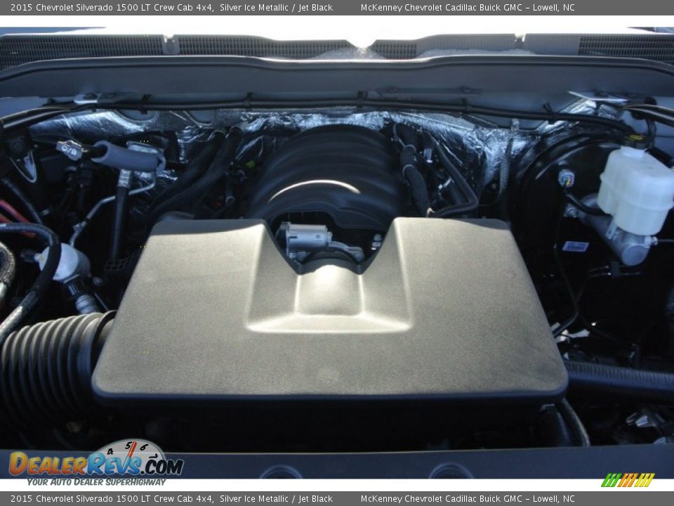 2015 Chevrolet Silverado 1500 LT Crew Cab 4x4 Silver Ice Metallic / Jet Black Photo #20