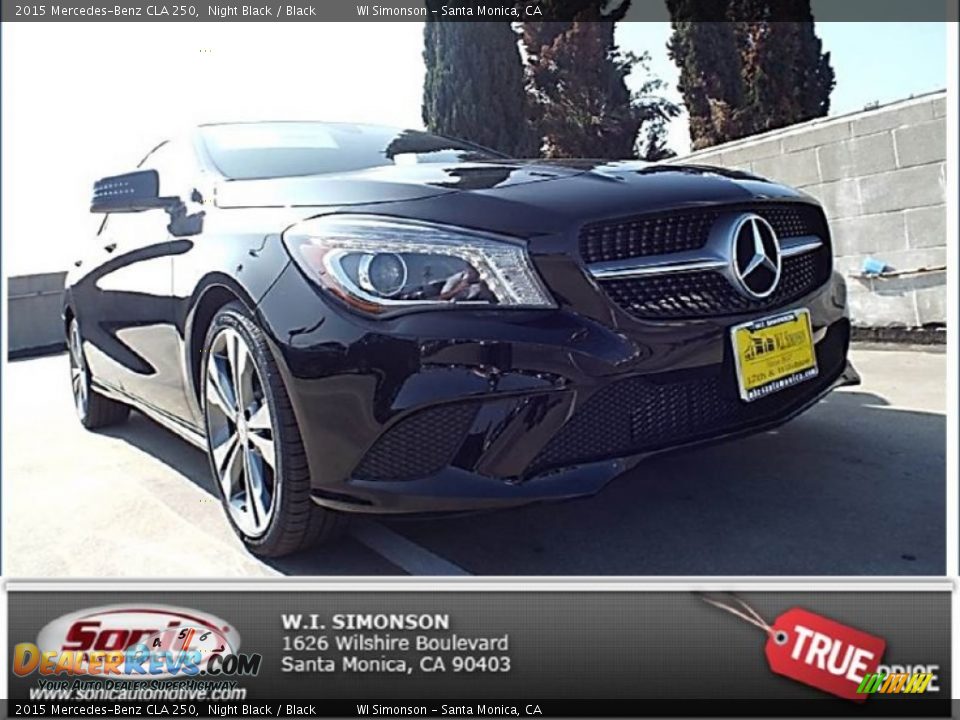 2015 Mercedes-Benz CLA 250 Night Black / Black Photo #1