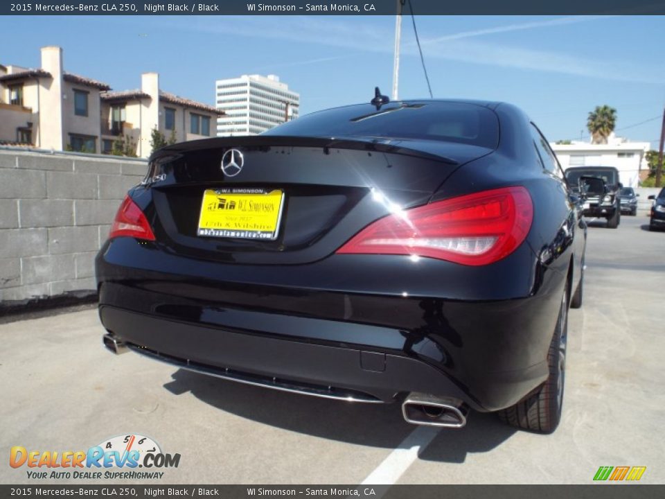 2015 Mercedes-Benz CLA 250 Night Black / Black Photo #4