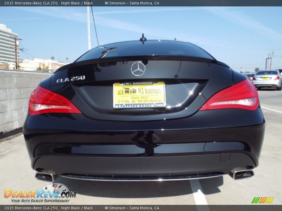 2015 Mercedes-Benz CLA 250 Night Black / Black Photo #5