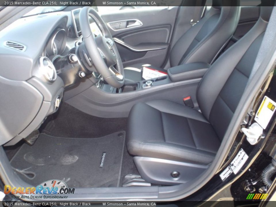 2015 Mercedes-Benz CLA 250 Night Black / Black Photo #7
