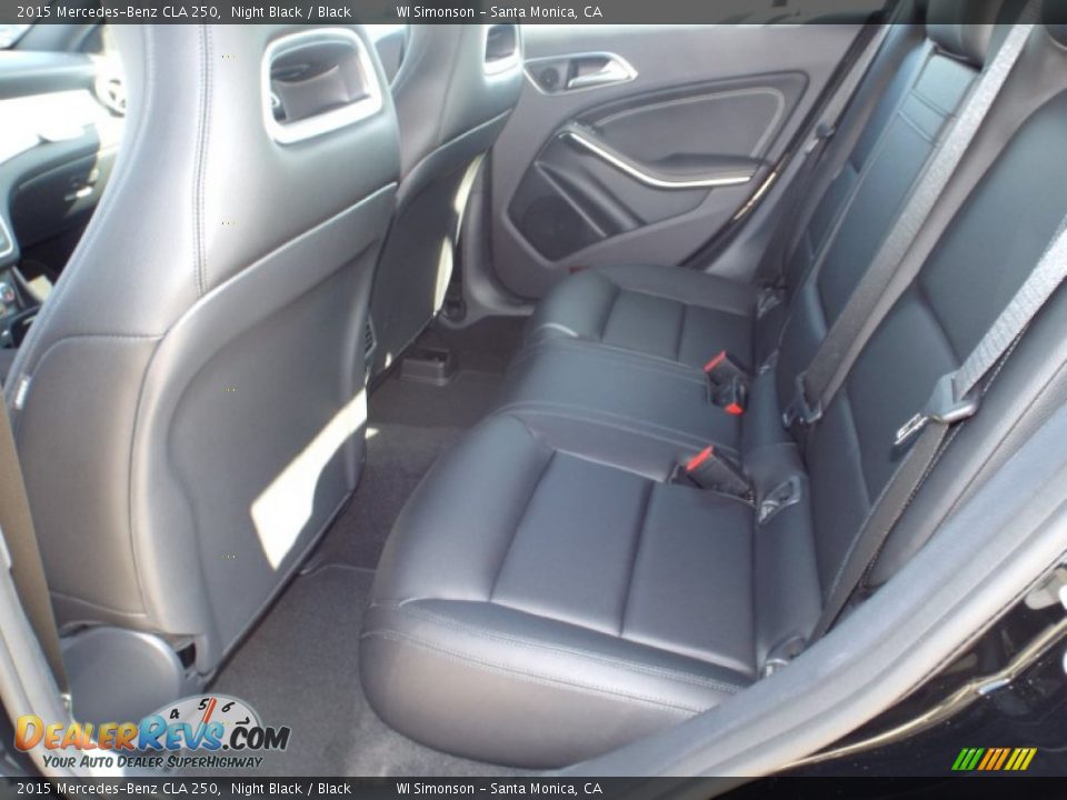 2015 Mercedes-Benz CLA 250 Night Black / Black Photo #8