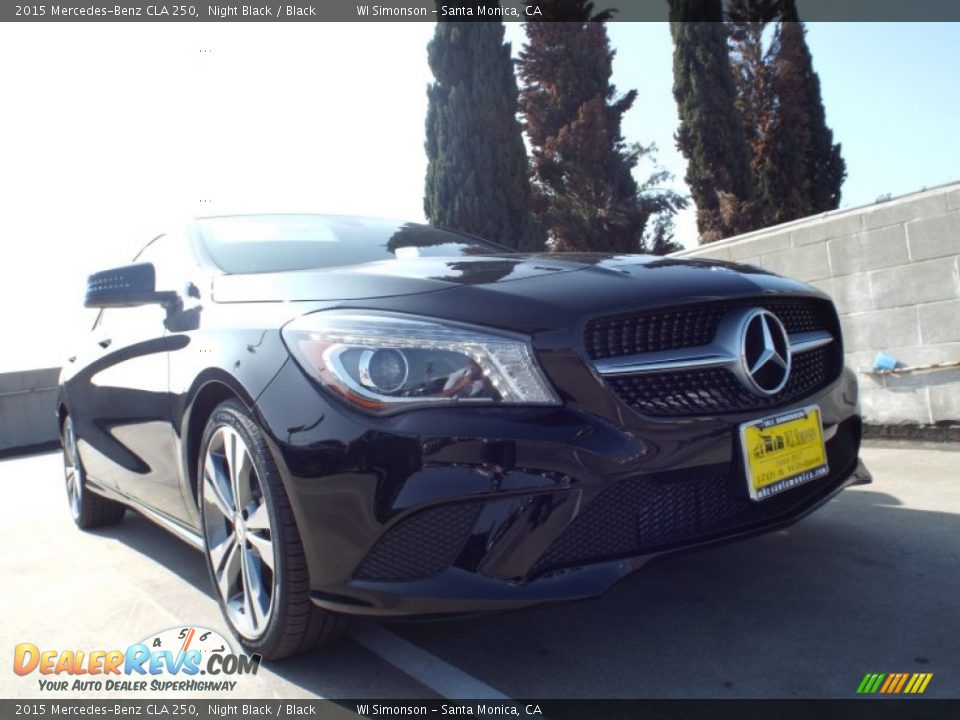2015 Mercedes-Benz CLA 250 Night Black / Black Photo #11
