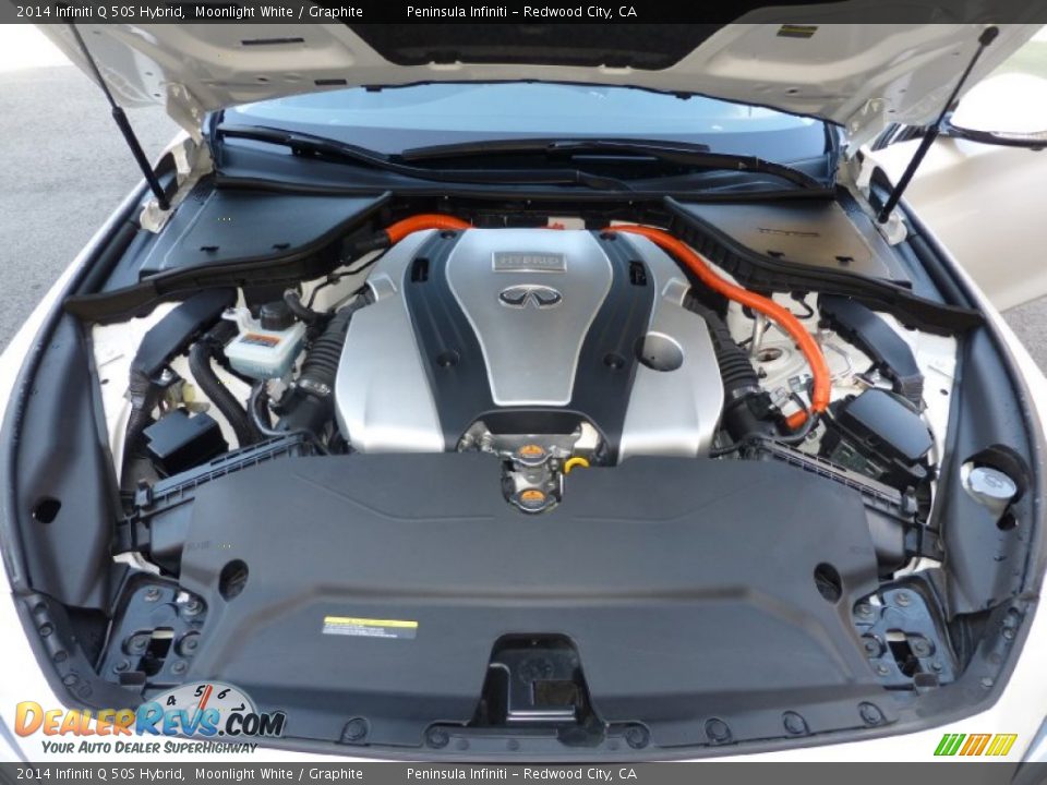 2014 Infiniti Q 50S Hybrid 3.5 Liter DOHC 24-Valve CVTCS V6 Gasoline/Electric Hybrid Engine Photo #27